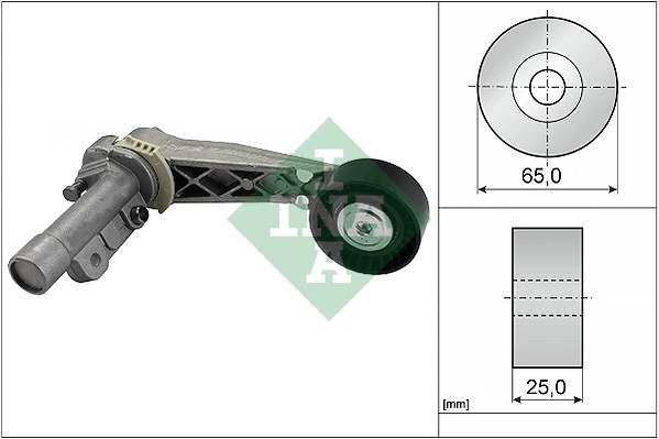Belt Tensioner, V-ribbed belt